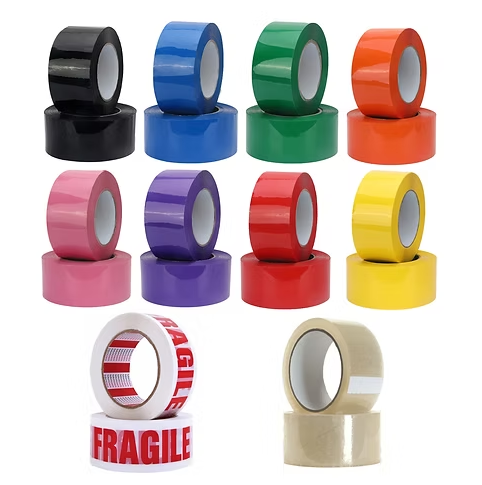 Colored Parcel Packaging Tape Heavy Duty Carton Sealing Tape - 48mm x 66m